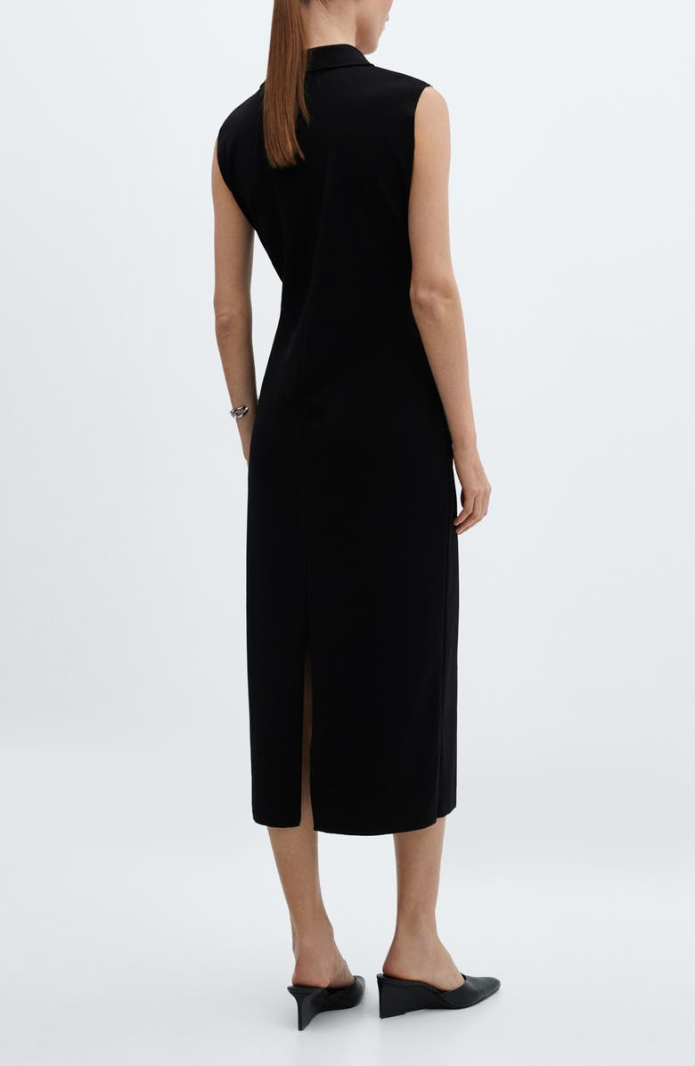 MANGO Mazip Collared Sheath Dress, Alternate, color, 