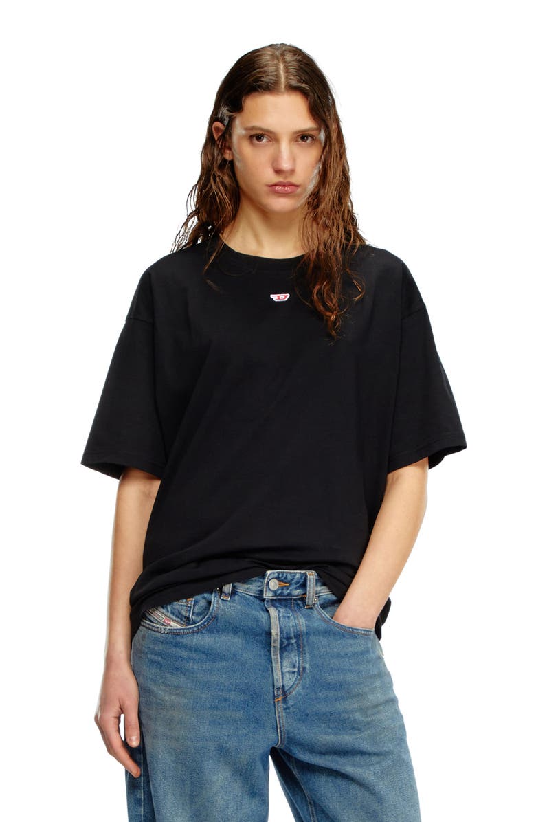 DIESEL<sup>®</sup> T-Boxt-D Logo T-Shirt, Alternate, color, Black