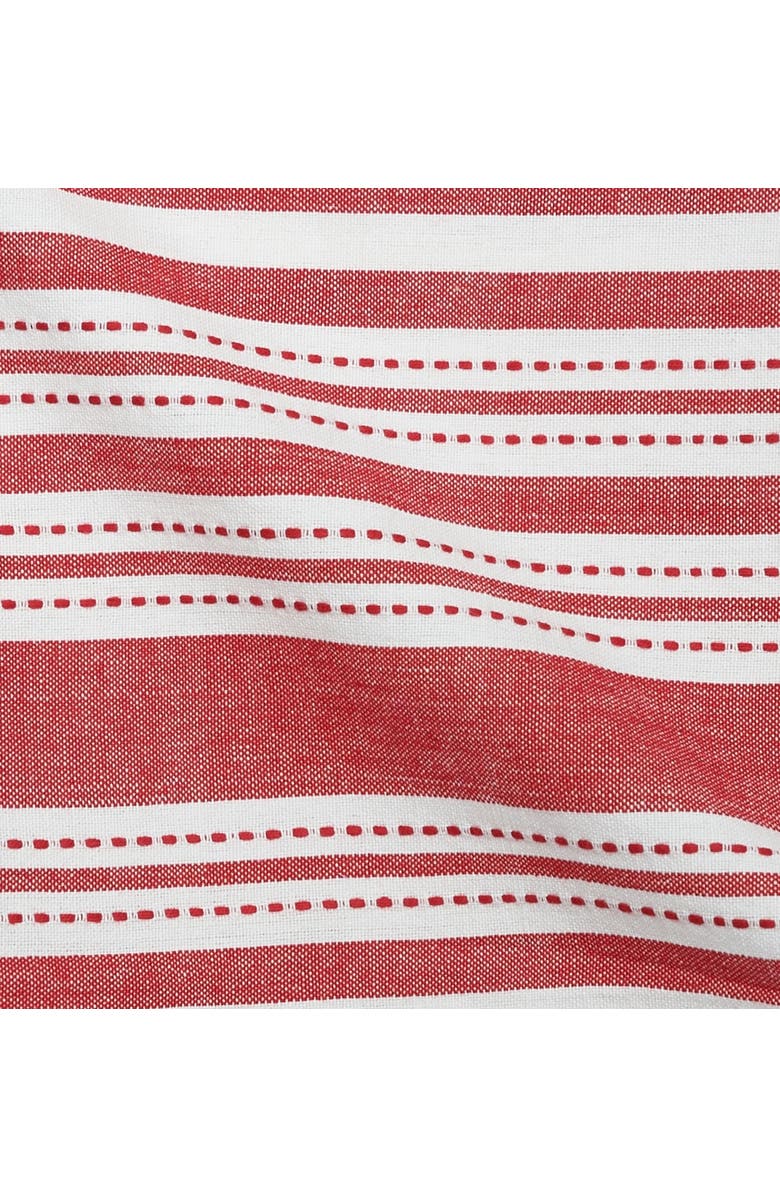 C&F Home Warner Scarlet Woven Reversible Cloth Napkin Set of 6, Alternate, color, Red