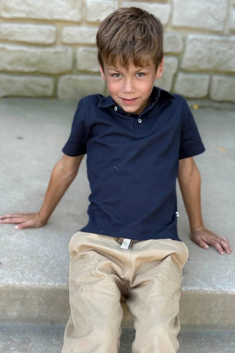 Kids' Ash Organic Cotton Twill Pants, Alternate, color, Khaki
