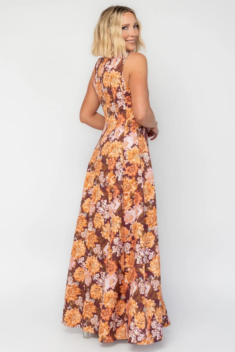Clara Maxi Dress, Alternate, color, Multi Floral