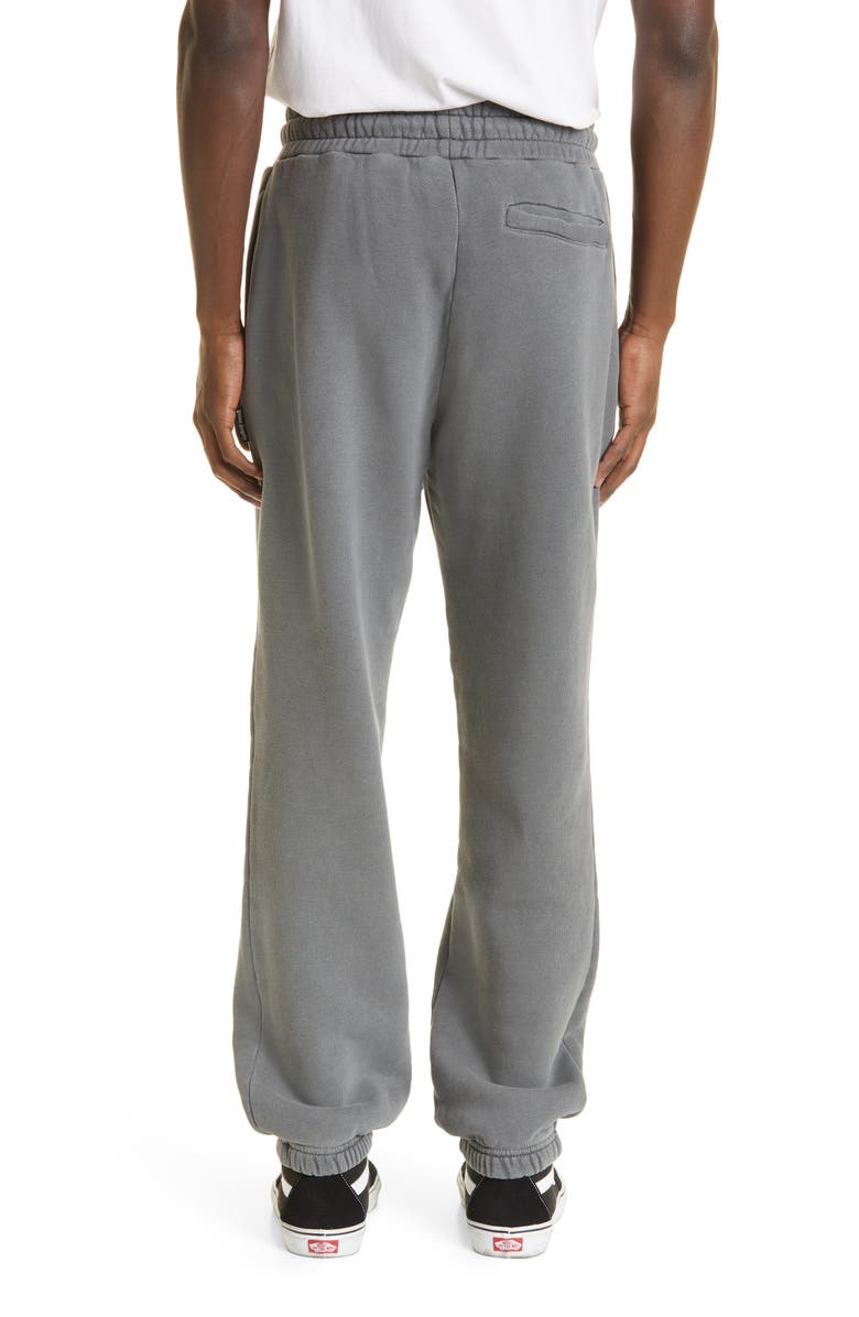 Palm Angels Curved Logo Cotton Joggers, Alternate, color,