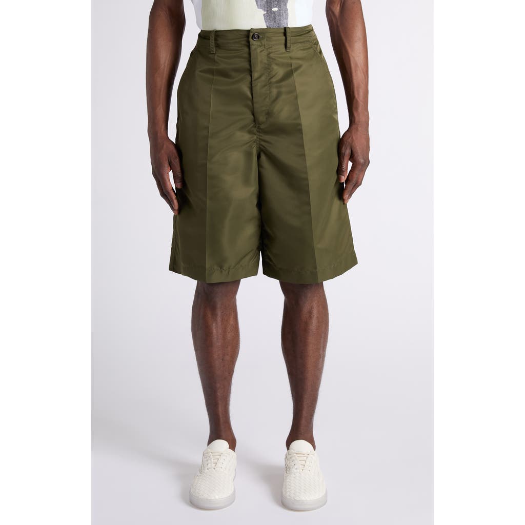 Bottega Veneta Water Repellent Nylon Satin Shorts