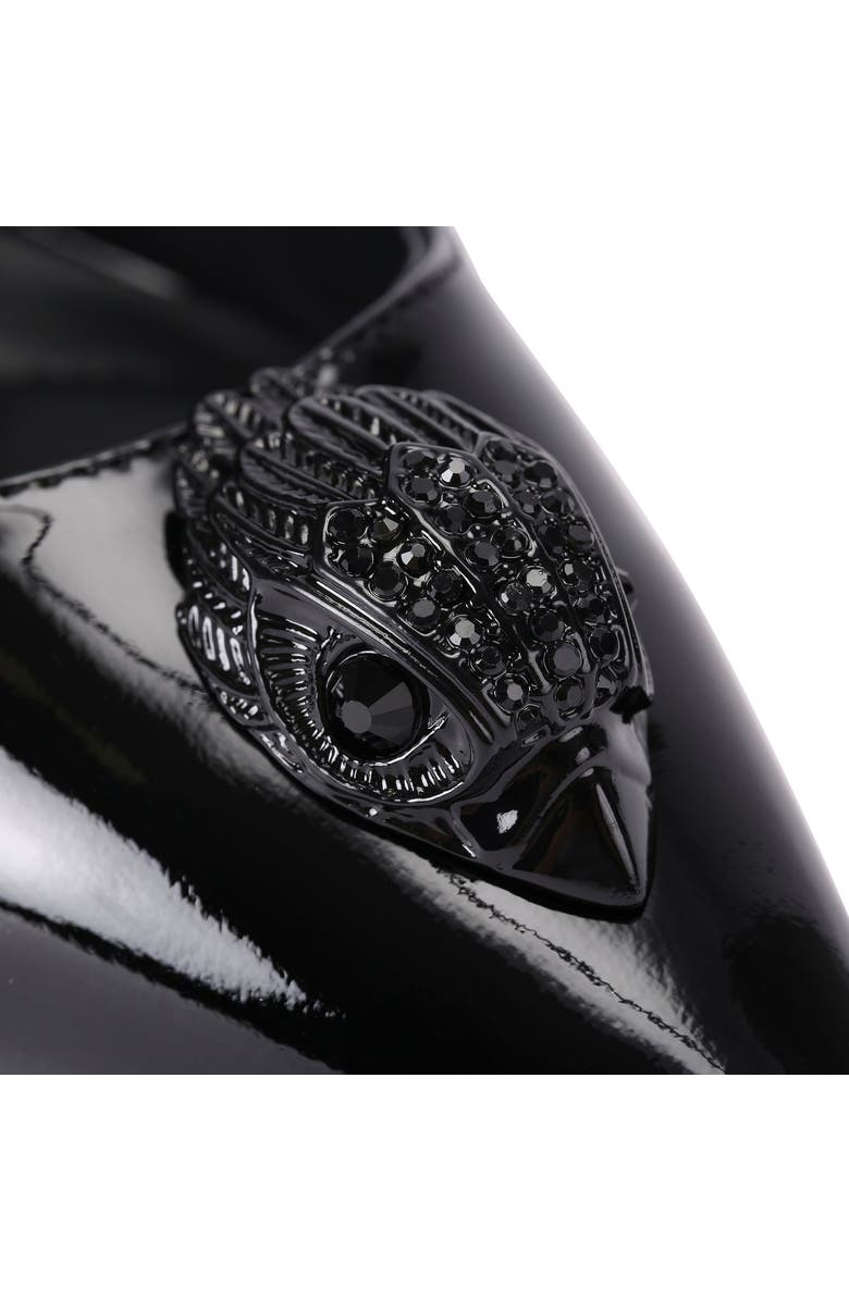 Kurt Geiger London Belgravia Eagle Pointed Toe Court Pump, Alternate, color, Black