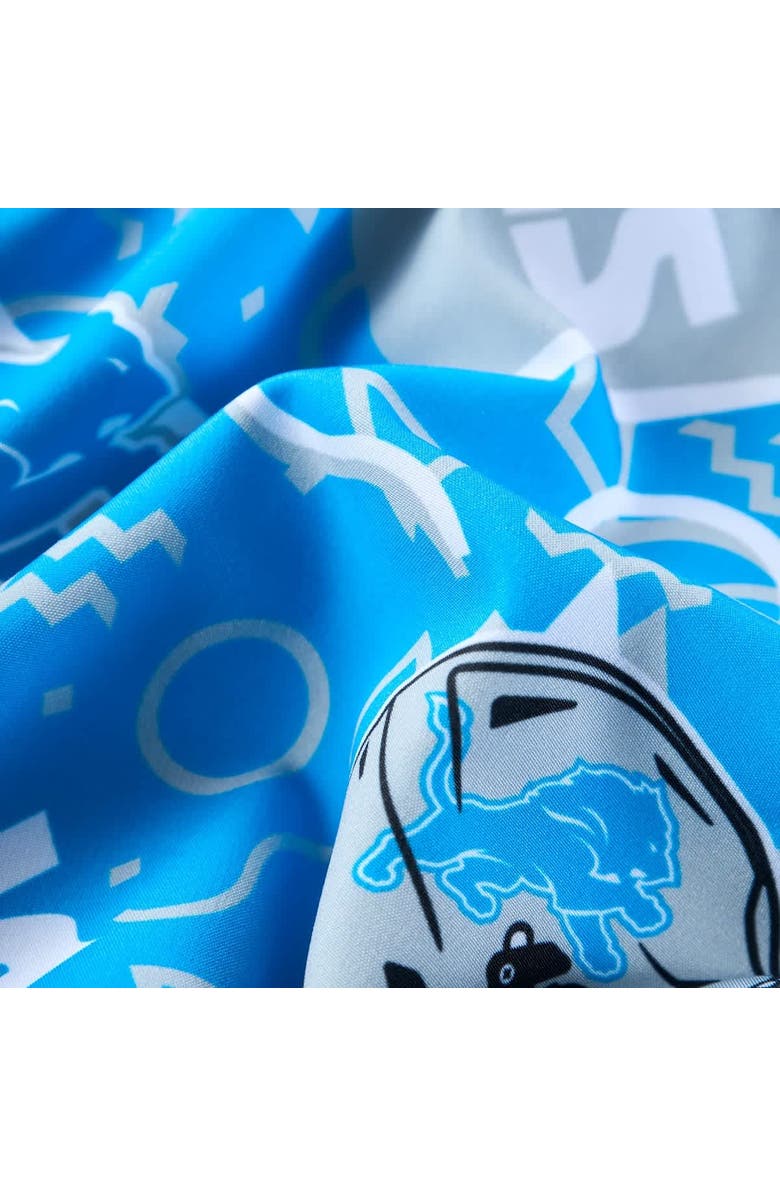 Chubbies Men's Chubbies Blue Detroit Lions Game Day Fit Classic Lined Swim Trunks, Alternate, color, Blue