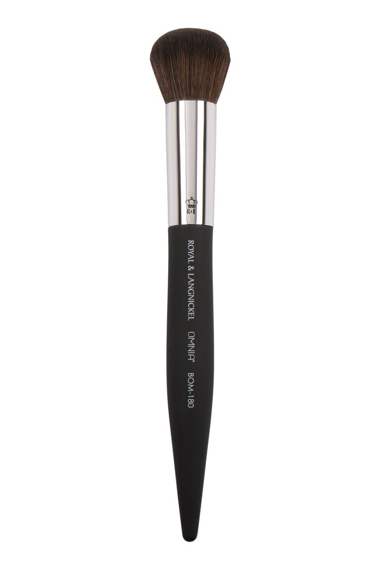 Pro Large Dome Makeup Brush, Main, color, Black