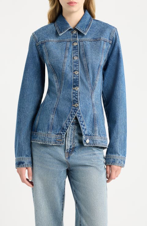 So Cal Fit & Flare Denim Jacket