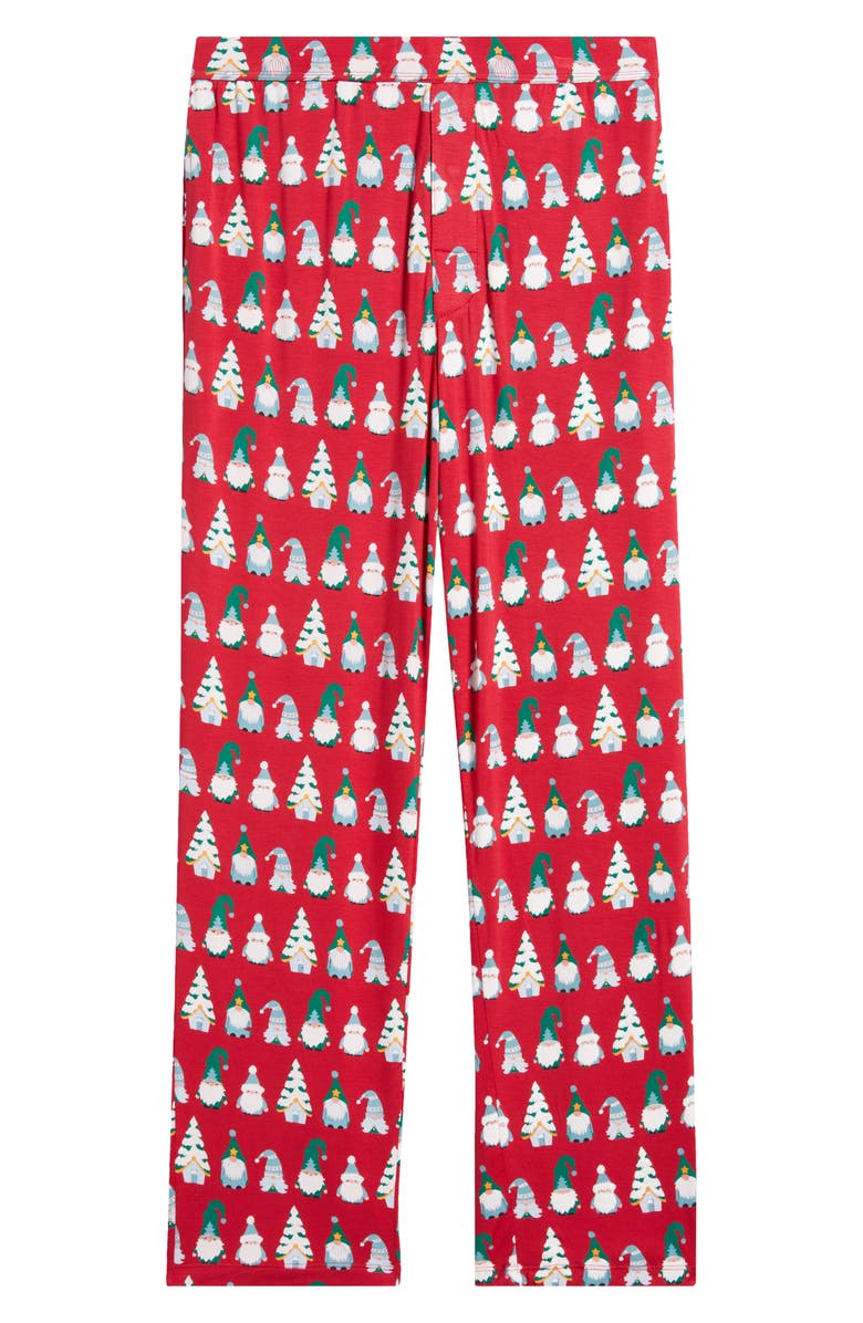 KicKee Pants Holiday Gnome Print Performance Pajama Pants, Alternate, color, 