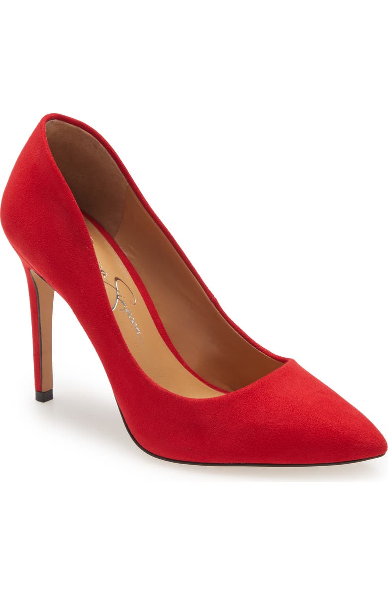 Jessica Simpson Pistelle Pump, Main, color, Wicked Red Faux Leather