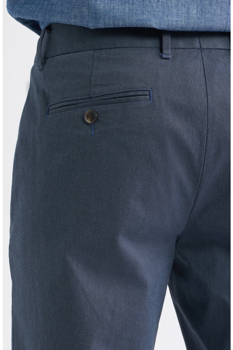 Weekday Warrior Stretch Cotton Trousers, Alternate, color, STEEL BLUE YARN DYE