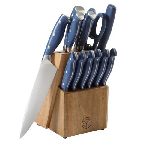 Greeley 14-Piece High-Carbon Stainless Steel Knife Block Set