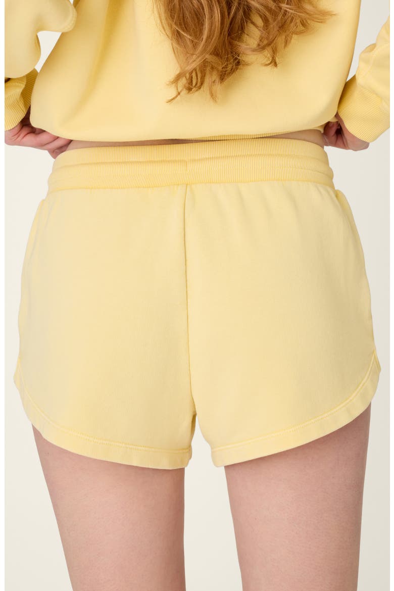 Meet Me By the Sea Drawstring Shorts, Alternate, color, SUNSHINE