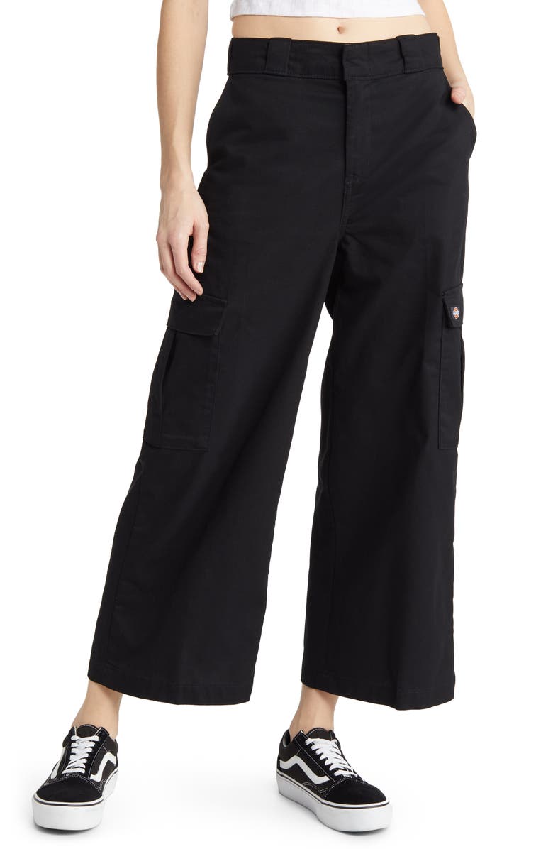 Dickies Crop Wide Leg Cargo Pants, Main, color,