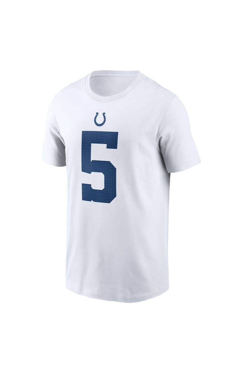 Nike Men's Nike Anthony Richardson White Indianapolis Colts 2023 NFL Draft First Round Pick Player Name & Number T-Shirt, Alternate, color, White