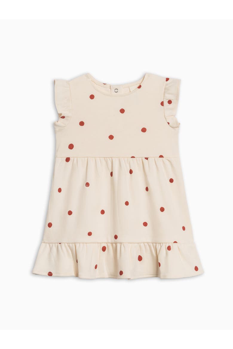Organic Tilly Tiered Dress, Alternate, color, Barn Polka