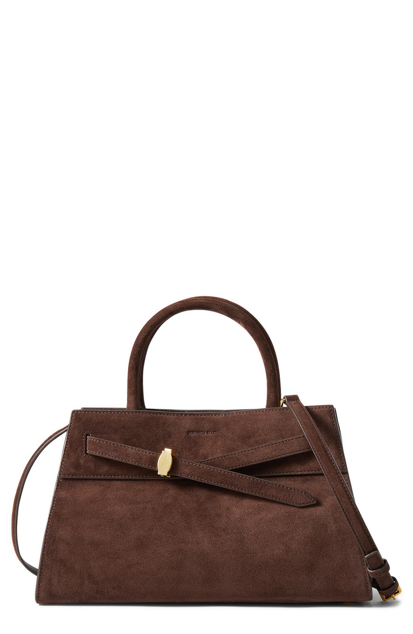 Dash Suede Handbag, Main, color, ESPRESSO