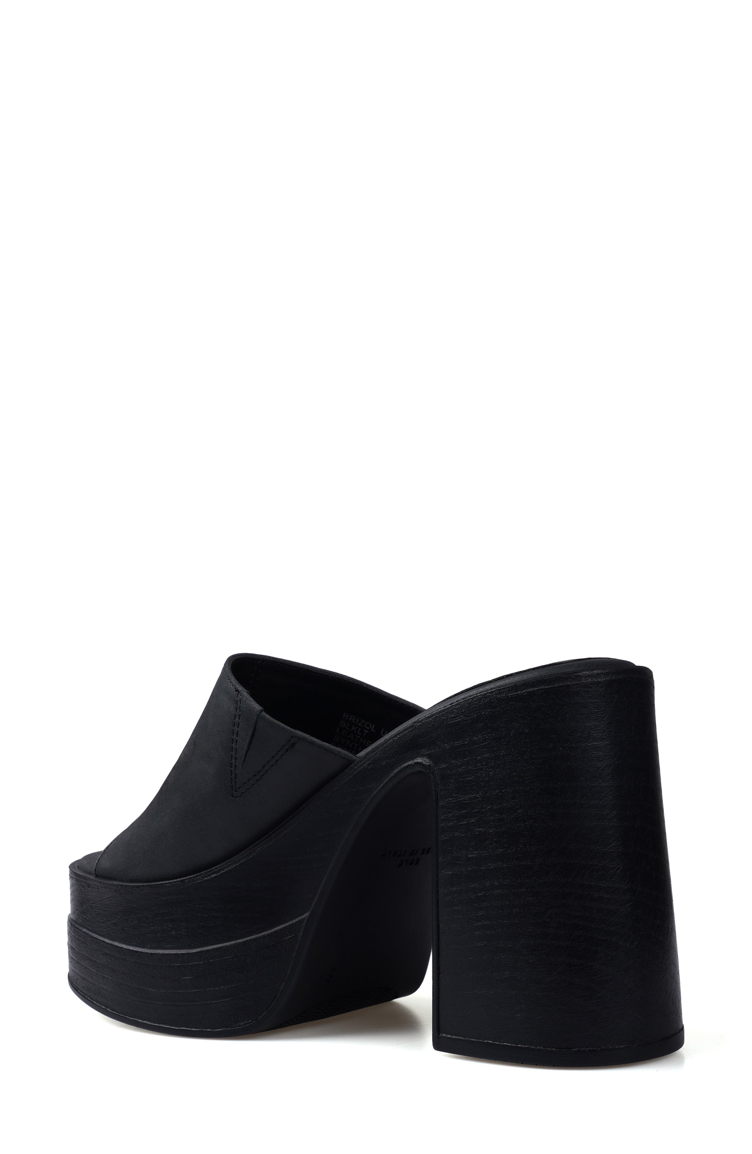 Candie
s Brizol Platform Sandal, Alternate, color, Black Leather