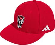 adidas Men's adidas Red NC State Wolfpack On-Field Baseball Fitted Hat