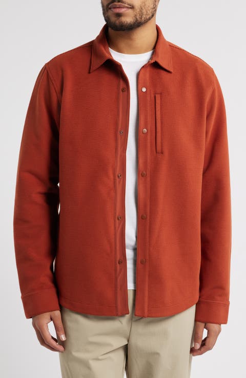 Trek Brushed Ottoman Shirt Jacket (Regular & Big)