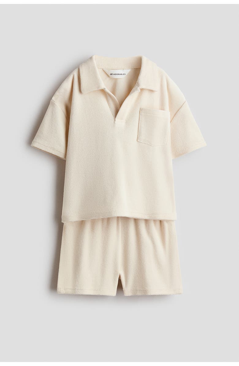 H&M 2-piece Cotton Terry Set, Main, color, 