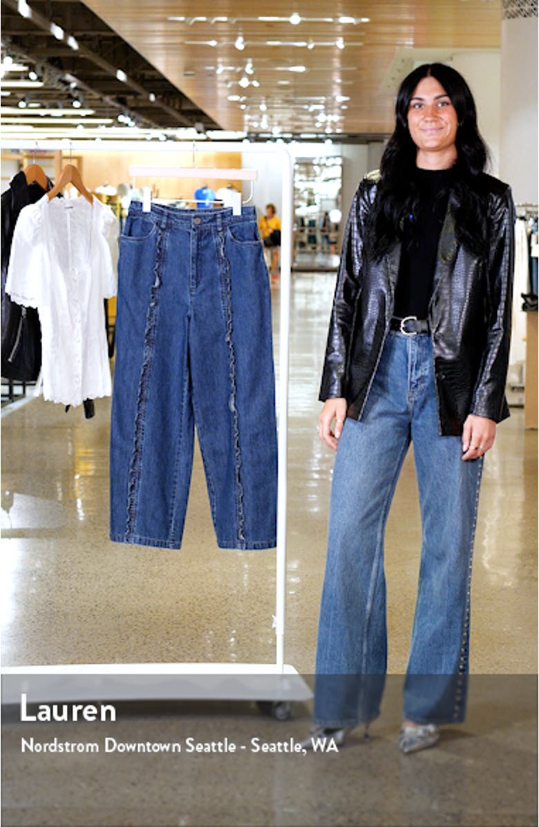 Nigel Crop Wide Leg Jeans, sales video thumbnail