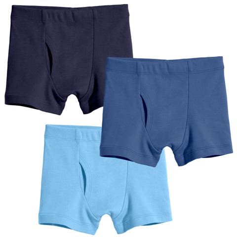 Boys Super-Soft Organic 100% Cotton Boxer Briefs