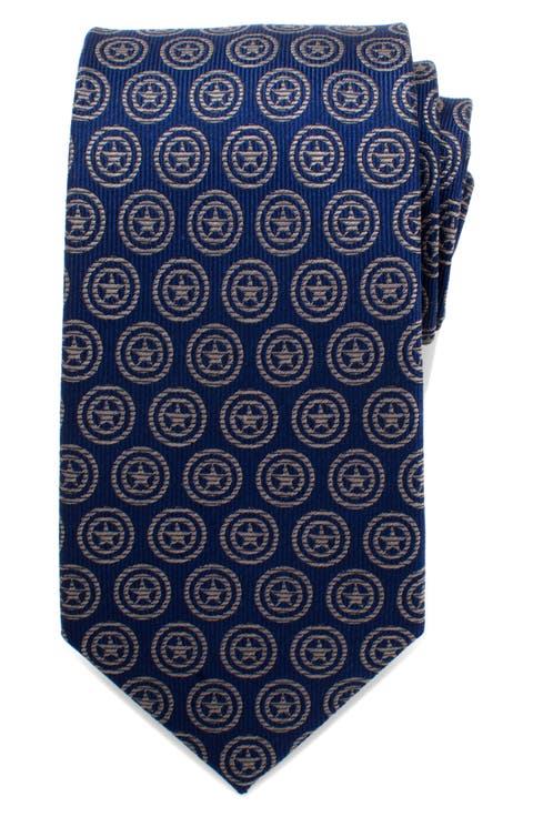 Captain America Shield Silk Tie