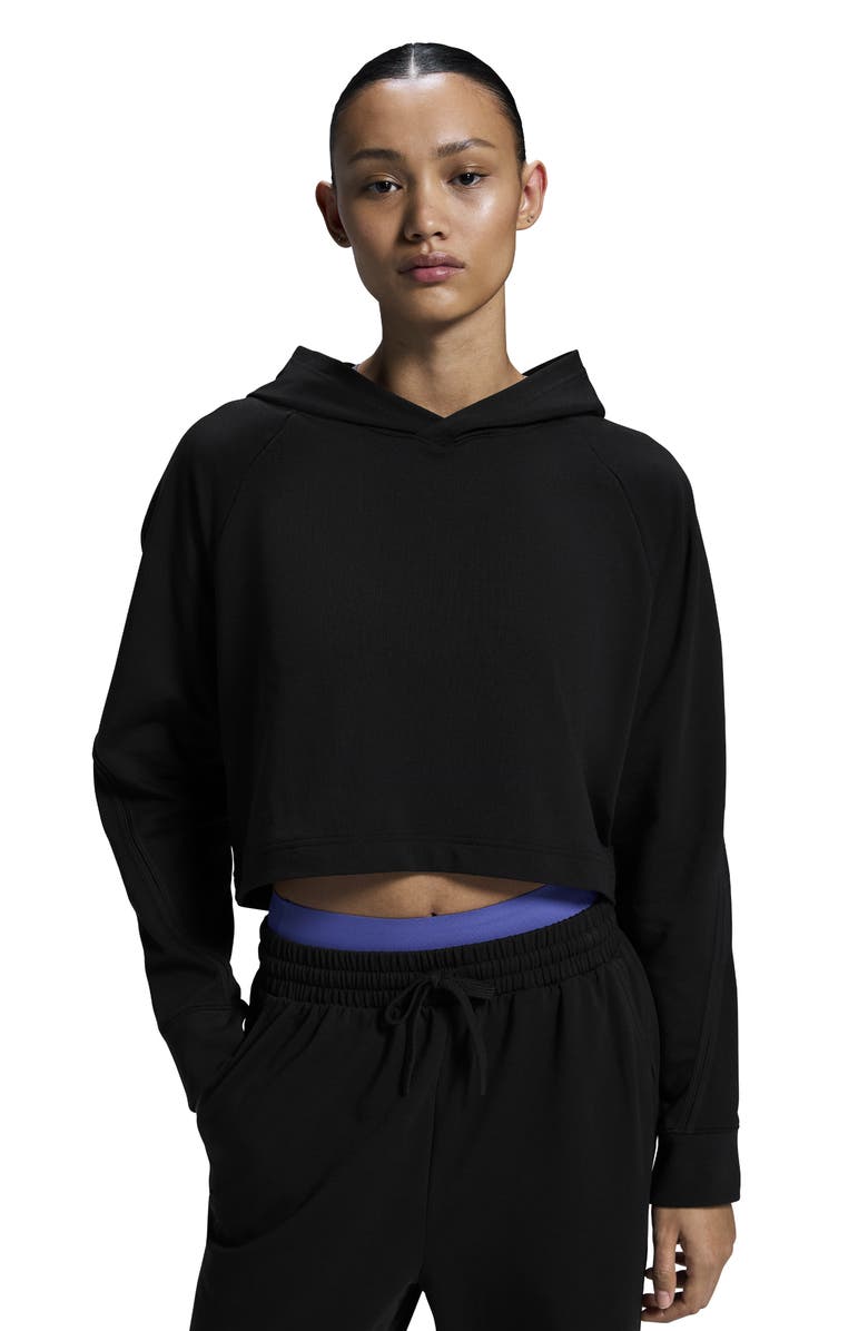 On Movement Cropped Hoodie, Alternate, color, 