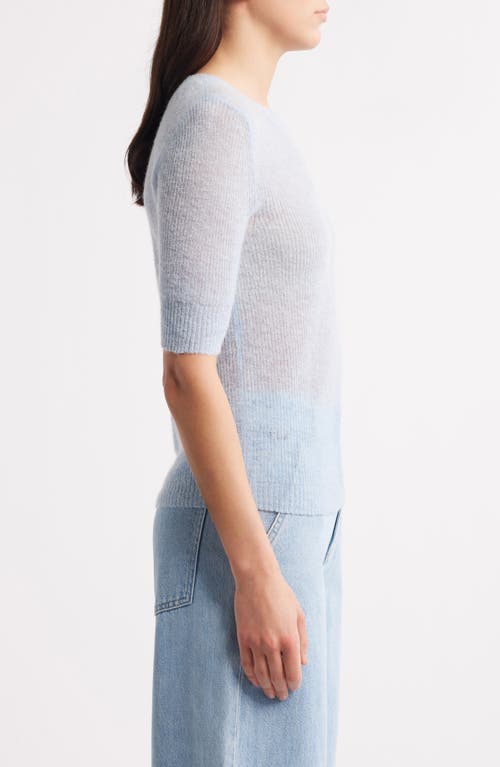 Hugo Boss Boss Fusionana Short Sleeve Sweater In Blue