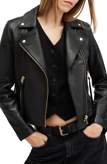 Dalby Leather Biker Jacket