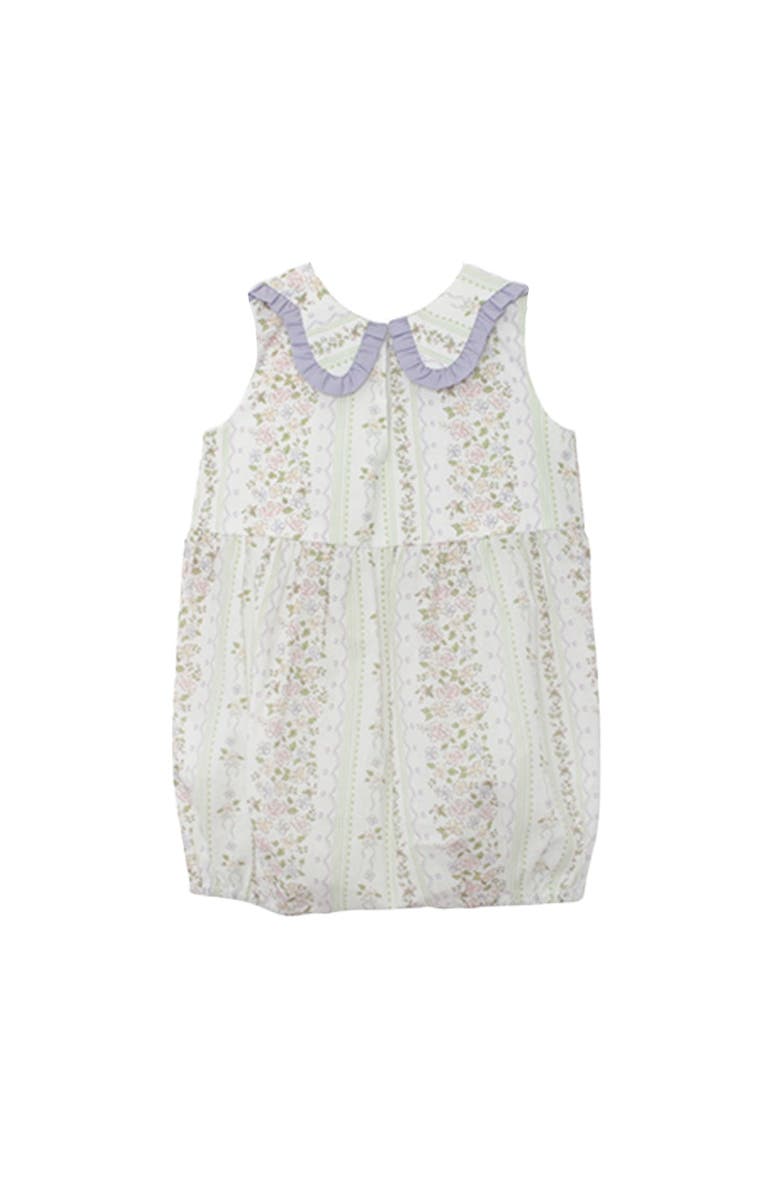 Mabel + Honey Graceful Garden Sleeveless Romper, Alternate, color, Floral, Purple