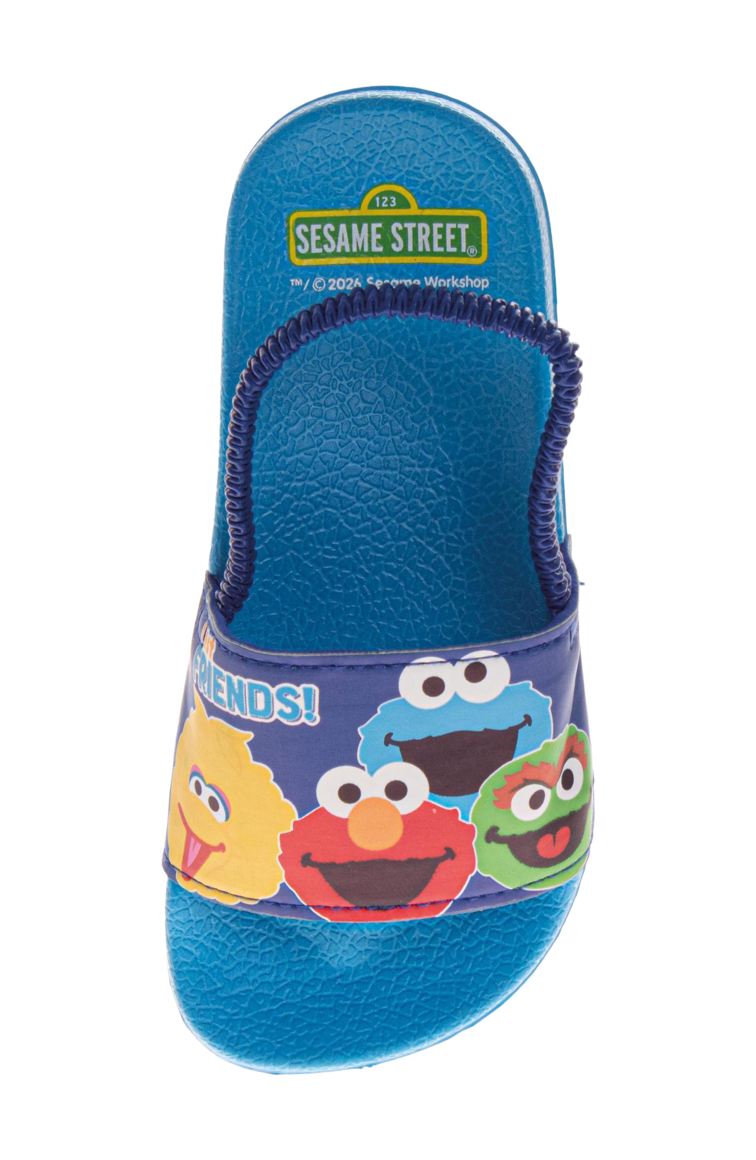JOSMO Kids' Sesame Street<sup>®</sup> Slide Sandal, Alternate, color, Blue