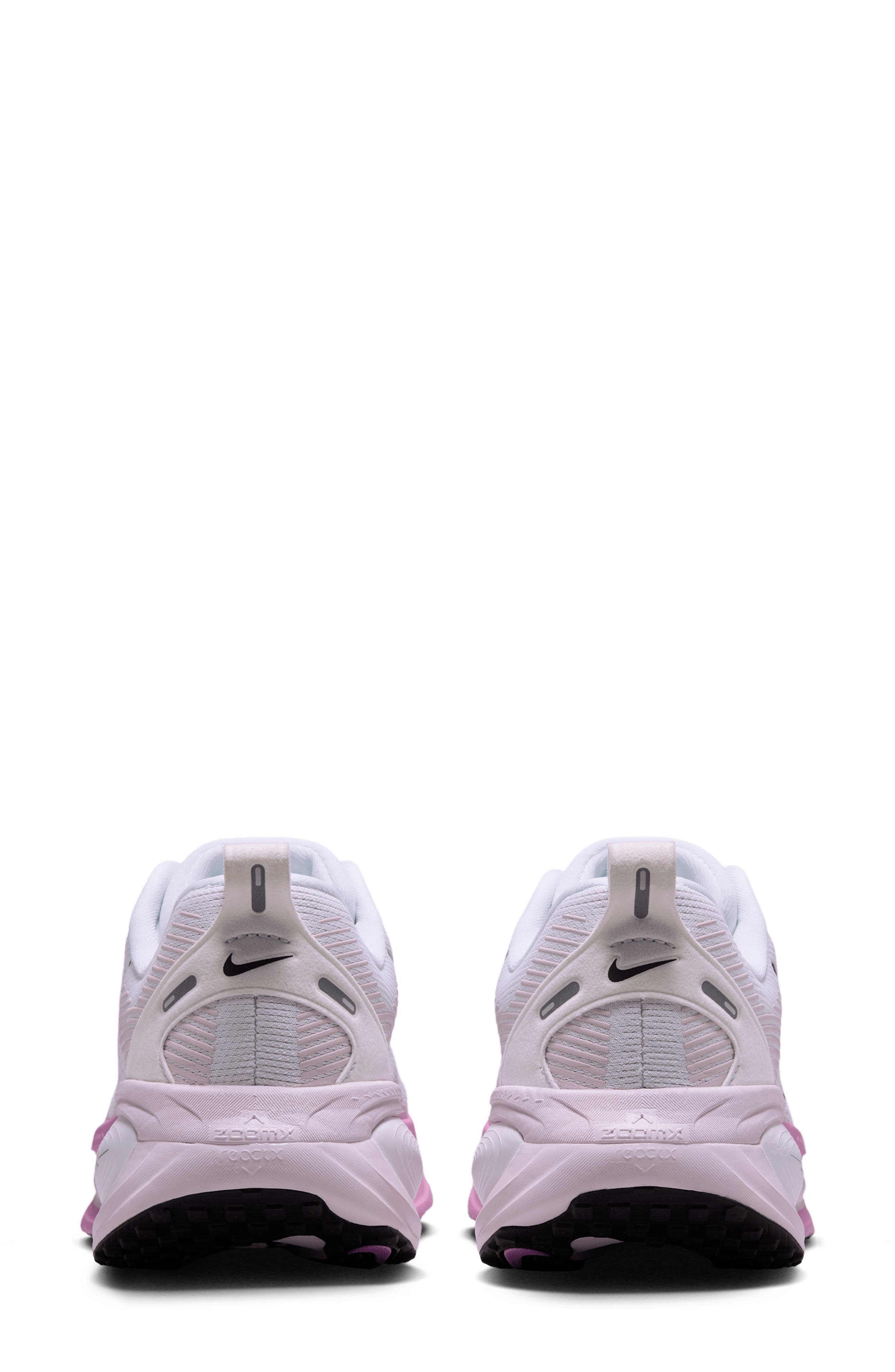 Vomero 18 Running Shoe, Alternate, color, WHITE/ LILAC/ MAGENTA/ BLACK