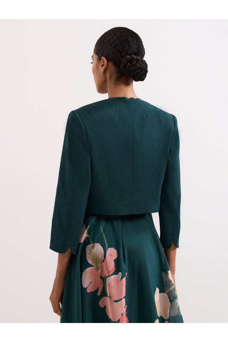 Arlette Teal Jacket, Alternate, color, Teal