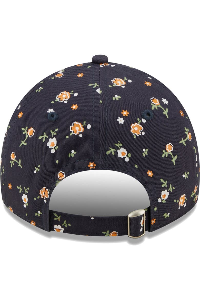 Women's New Era Navy Chicago Bears  Floral 9TWENTY Adjustable Hat, Alternate, color, Navy