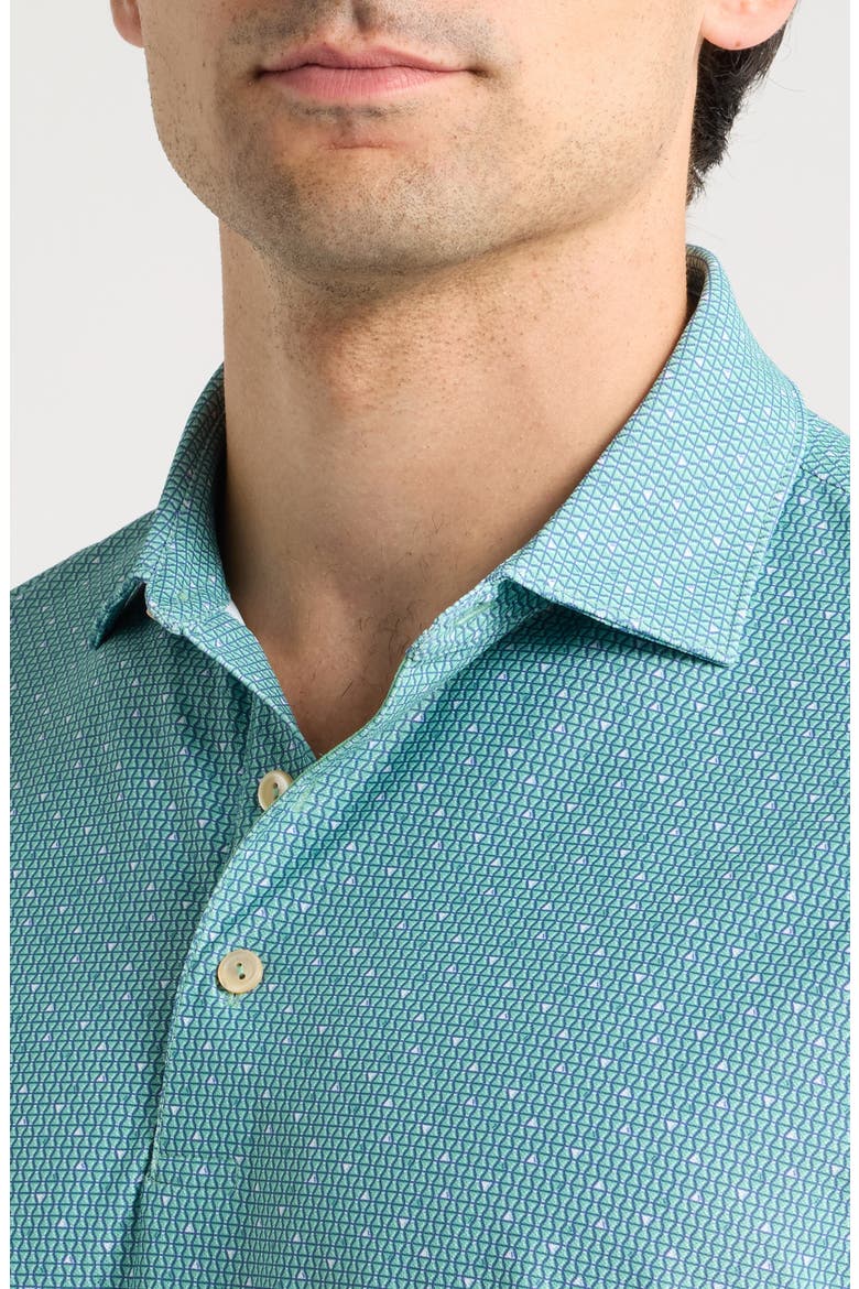 Dirty Martini Summer Comfort Performance Mesh Polo, Alternate, color, FRESH MINT