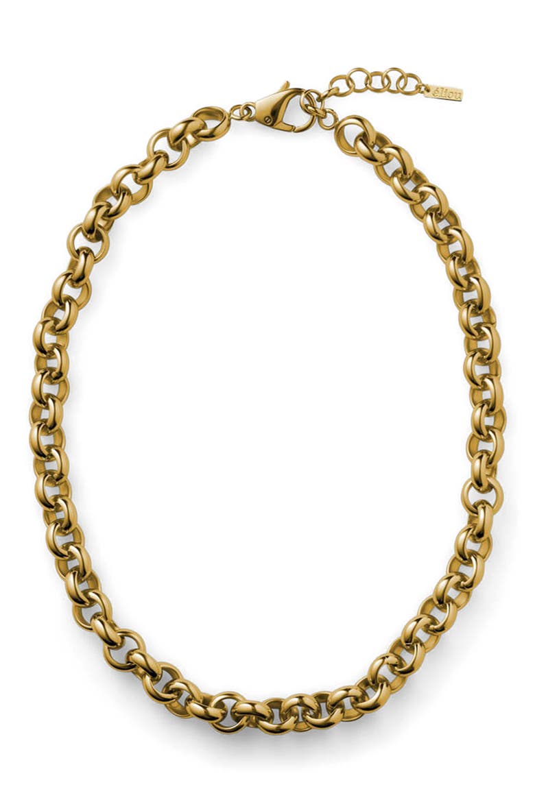 Alster Chain Necklace, Main, color, GOLD PLATED