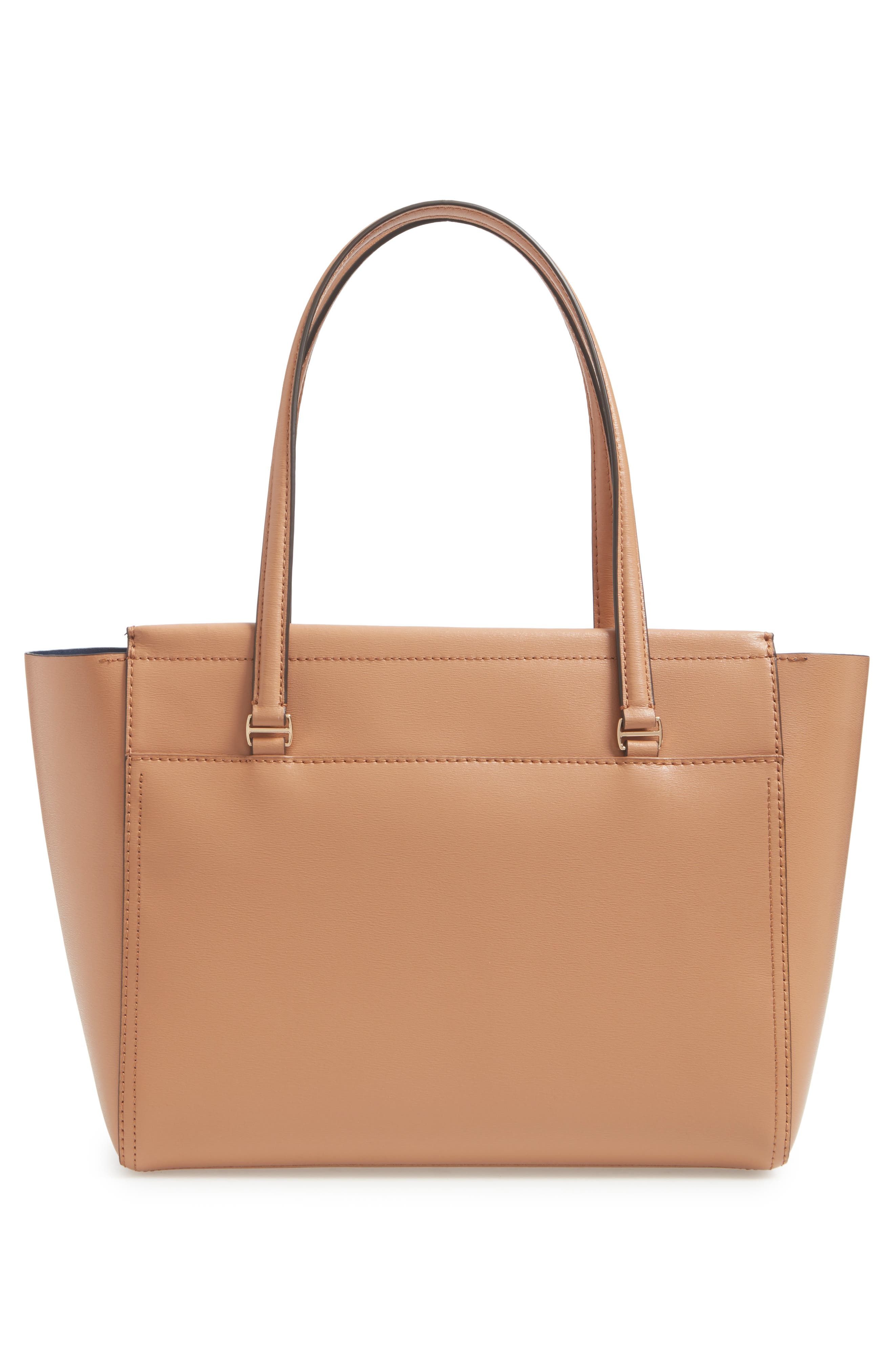 Tory Burch Small Parker Leather Tote, Alternate, color, 