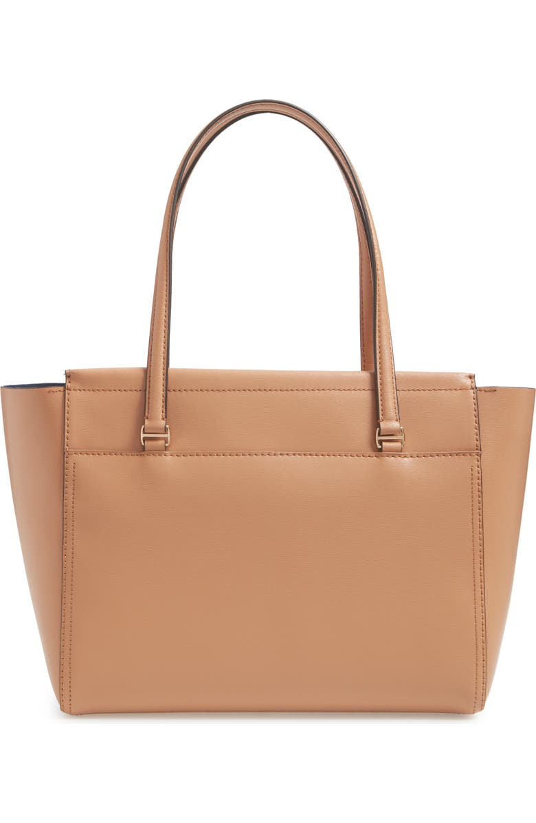 Tory Burch Small Parker Leather Tote, Alternate, color,