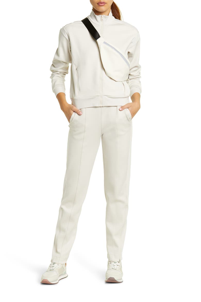 Side Step Track Jacket, Alternate, color, GREY MOONBEAM
