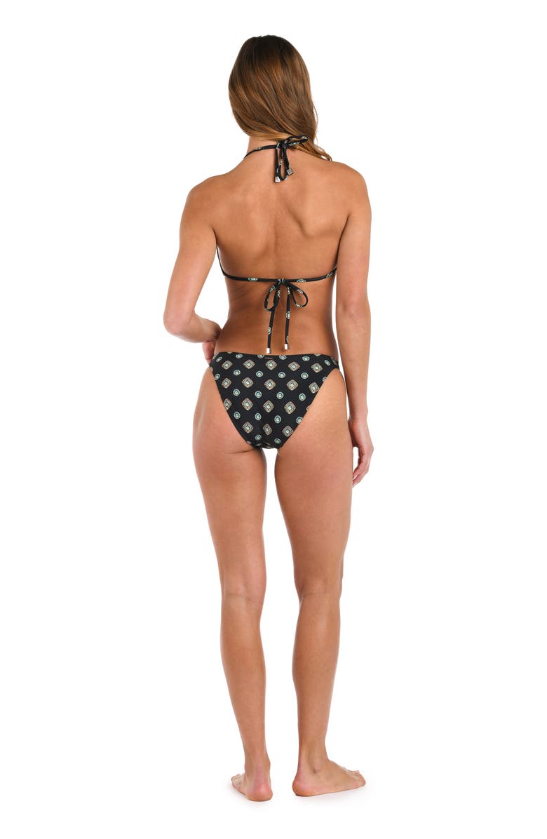 L'AGENCE Jean Southwester Bikini Bottoms, Alternate, color, Black