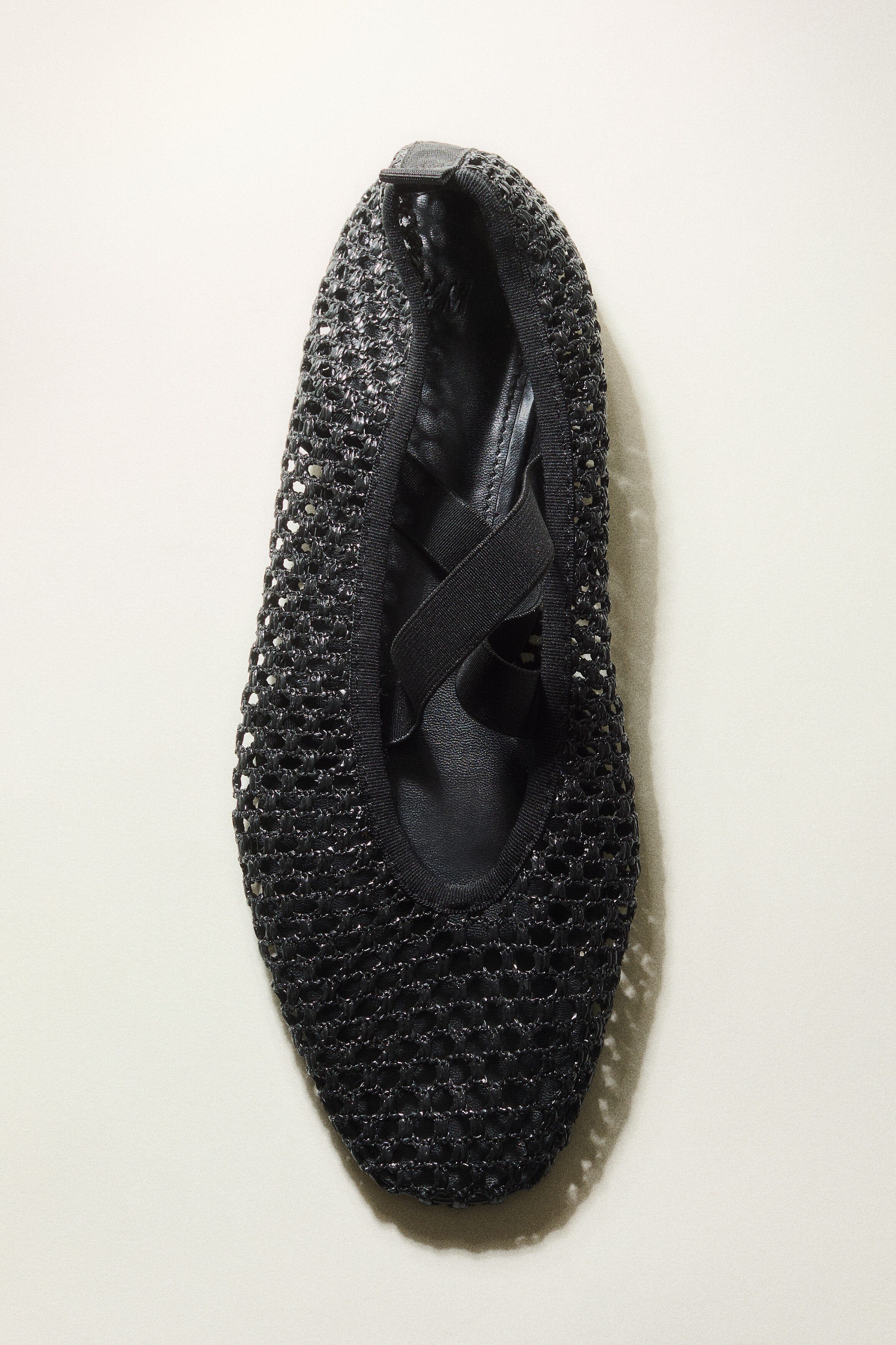 Braided Ballet Flats, Alternate, color, Black