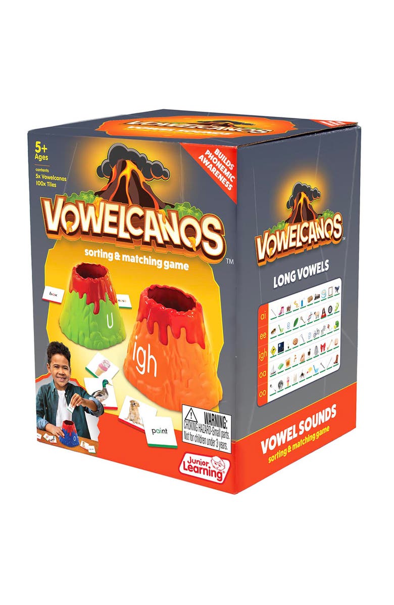 Junior Learning Vowelcanos Game, Alternate, color, Multicolored