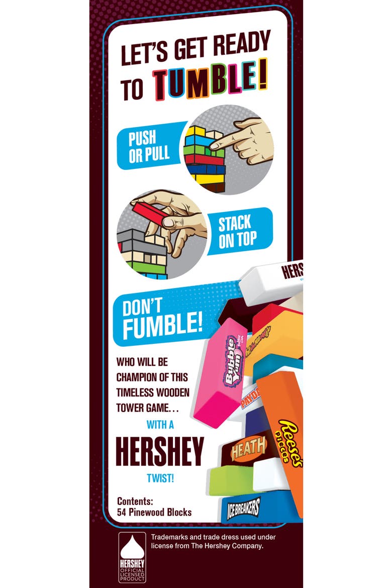 Hershey's Tumble Tower, Alternate, color, Multicolor
