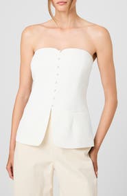 French Connection Harry Strapless Top