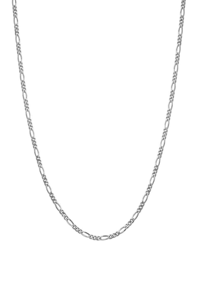 Miansai Men's Figaro Chain Necklace, Main, color, Sterling Silver/ Polished