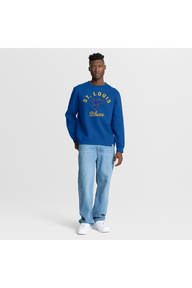 Men's Fanatics Blue St. Louis Blues Vintage Stickler Sweatshirt, Alternate, color, Blue