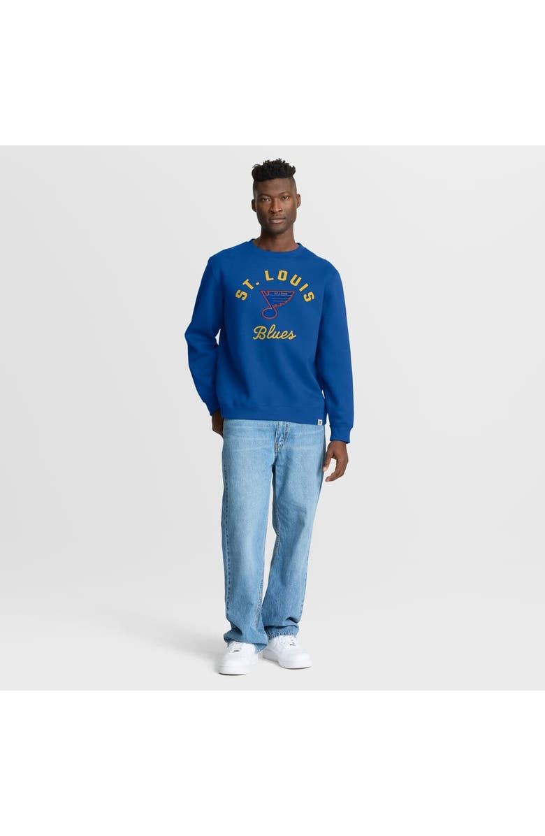 FANATICS Men
s Fanatics Blue St. Louis Blues Vintage Stickler Sweatshirt, Alternate, color, Blue