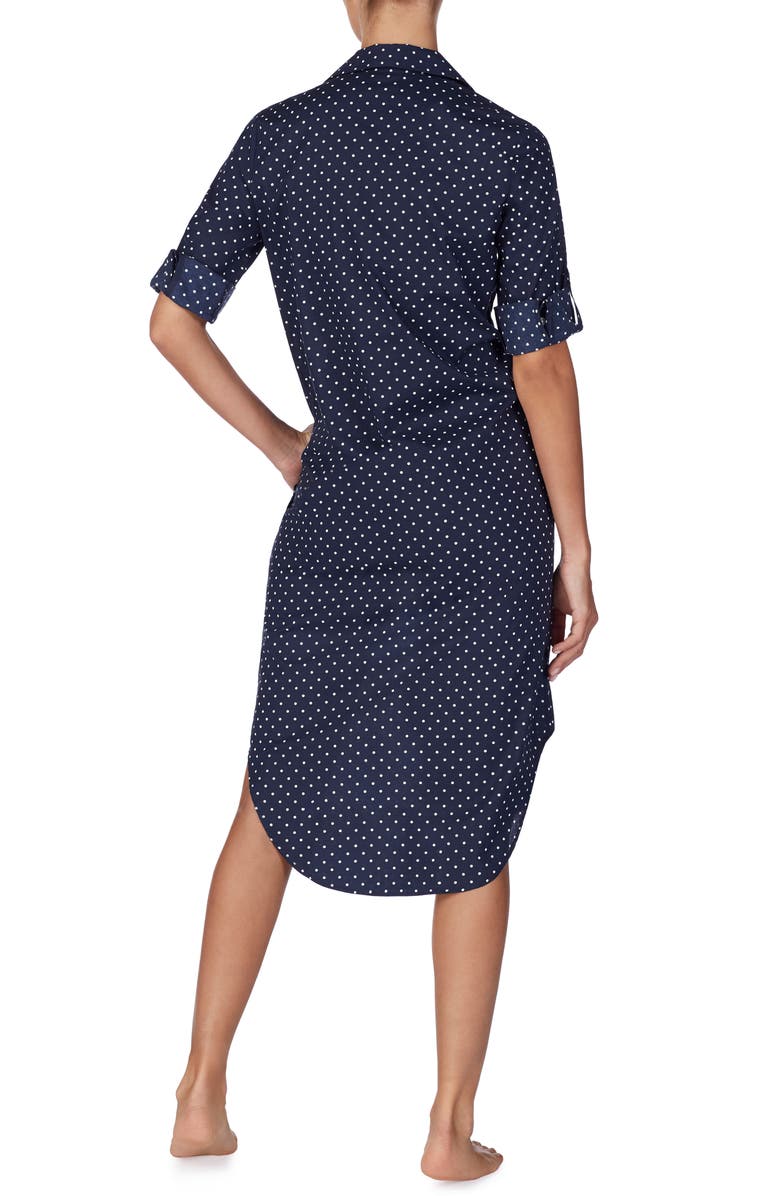 Lauren Ralph Lauren Polka Dot Sleep Shirt, Alternate, color, 