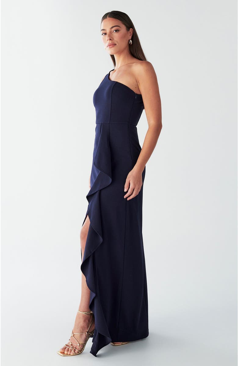 BWLDR Catia Dress, Alternate, color, Navy Blue